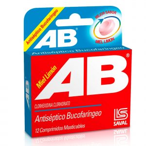 AB antiséptico X12  comprimidos (Saval)