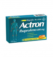 Actron 400X10 cápsulas blandas (Bayer)