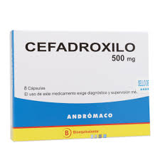 Cefadroxilo 500 mg x 8 cápsulas (Andromaco)