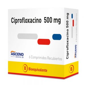 Ciprofloxacino 500 MG - 6 Comprimidos Recubiertos (ASCEND)