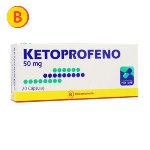 Ketoprofeno 50 mg x 20 Cápsulas (Mintlab)
