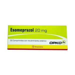 Esomeprazol 20 mg x 30 comprimidos con recubrimiento entirico (Opko)
