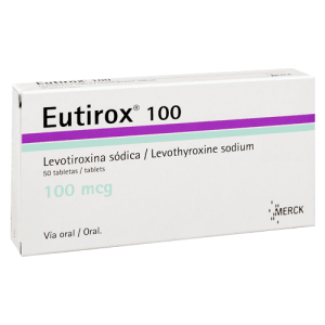 Eutirox 100 mcg x 100 Comprimidos (Merck)