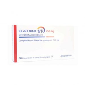 Glafornil Xr 750 mg x 30 Comprimidos liberación prolongada (Merck)