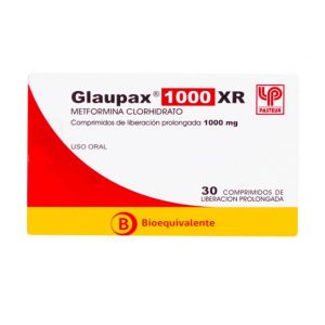 Glaupax XR 1000mg x 30 comprimidos de liberación prolongada (Pasteur)