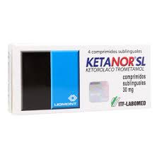 Ketanor SL 30Mg X 4 Comprimidos Sublinguales (ITF)