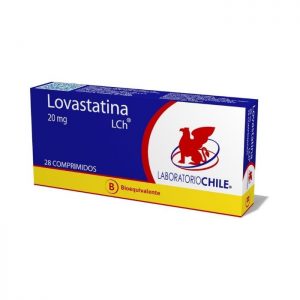 Lovastatina 20 mg x 28 comprimidos (Laboratorio Chile)