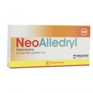 Neo-Alledryl 5 mg x 30 Comprimidos (Prater)