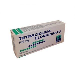 Tetraciclina Cápsulas 500mg x 8 (MintLab)