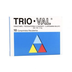 Trio-Val X 10 comprimidos (Saval)