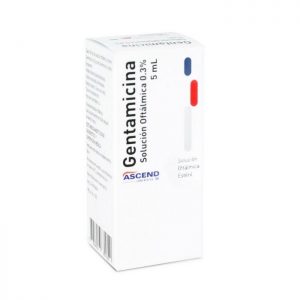 Gentamicina Solución Oftálmica 0,3% 5 ml Ascend