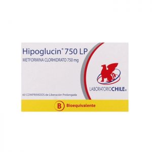 Hipoglucin Lp 750 mg x 60 Comprimidos de liberación prolongada (LCh)