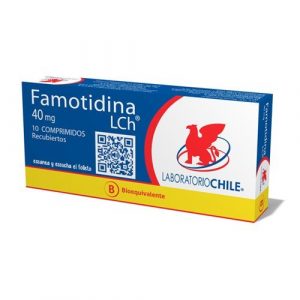 Famotidina 40 mg x 10 comprimidos (LCh)