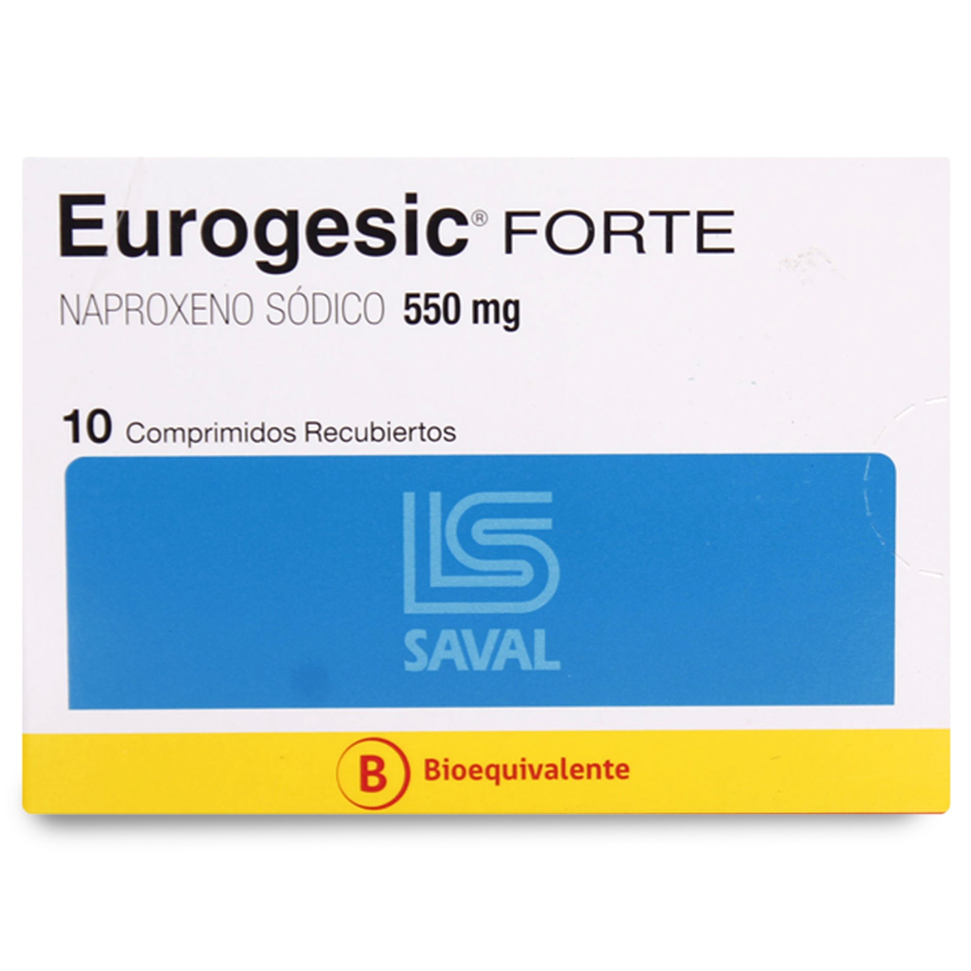 Eurogesic Forte 550mg x 10 comprimidos