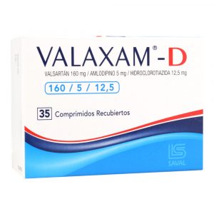Valaxam-D 160/5/12.5 X 30 comprimidos recubiertos (Saval)