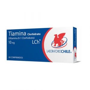 Tiamina Clorhidrato 10 Mg X 40  (Laboratorio Chile)