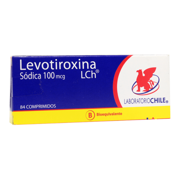 Levotiroxina Sódica 100 mcg x 84 Comprimidos