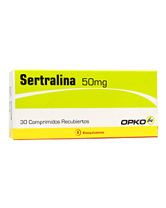 Sertralina 50 mg x 30 Comprimidos (OPKO)