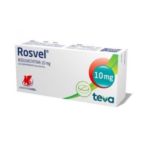 Rosvel 10 mg x 60 comprimidos recubiertos (Lab. Chile)