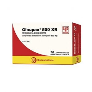 Glaupax XR 500 mg x 30 comprimidos de liberación prolongada (Pasteur)