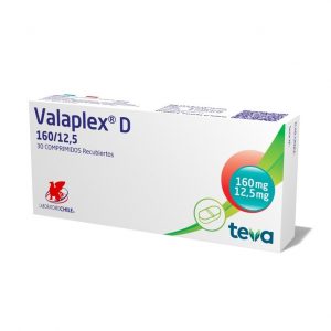 Valaplex-D 160/12.5 x 30 comprimidos recubiertos (Lab. Chile)