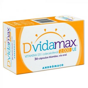 D´Vida Max Vitamina D3 2.000 UI 30 Capsulas Blandas (Andromaco)