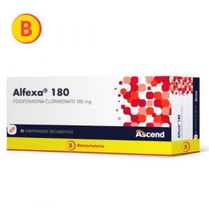 Alfexa 180 mg x 30 Comprimidos recubiertos (Ascend)