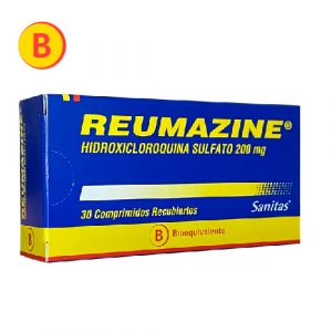 Reumazine Hidroxicloroquina Sulfato 200 mg 30 comprimidos recubiertos