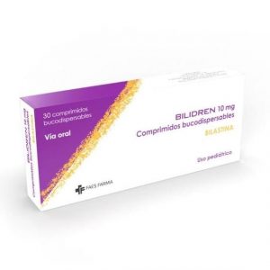 BILIDREN  Bilastina 10 mg  x 30 Comprimidos bucodispersables
