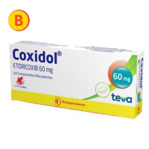 Coxidol Etoricoxib 60 mg x 14 Comprimidos (Lab Chile)