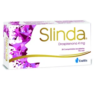 Slinda Drospirenona 4 mg x 28 Comprimidos Recubiertos