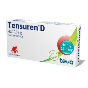 Tensuren D 40/12.5 x 30 comprimidos (Lab. Chile TEVA)